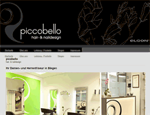 Tablet Screenshot of friseur-piccobello.de